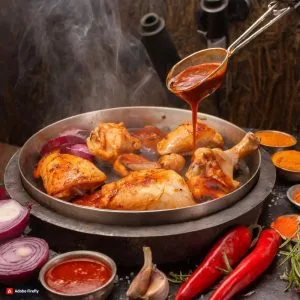 Cuisson poulet rôti au four