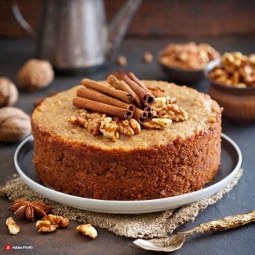 Cake cannelle et noix