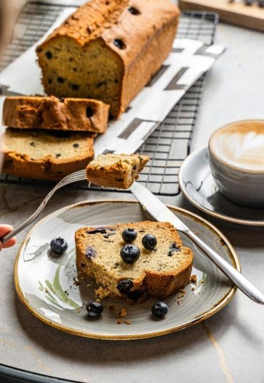 cake à la myrtille