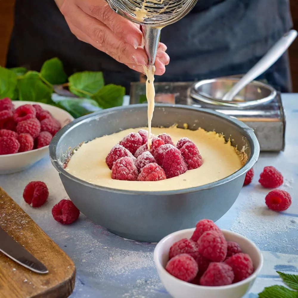 Gâteau à la framboise