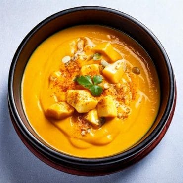 Recette sauce fromage blanc curry. Image générée par l'Ia d'Adobe Firefly